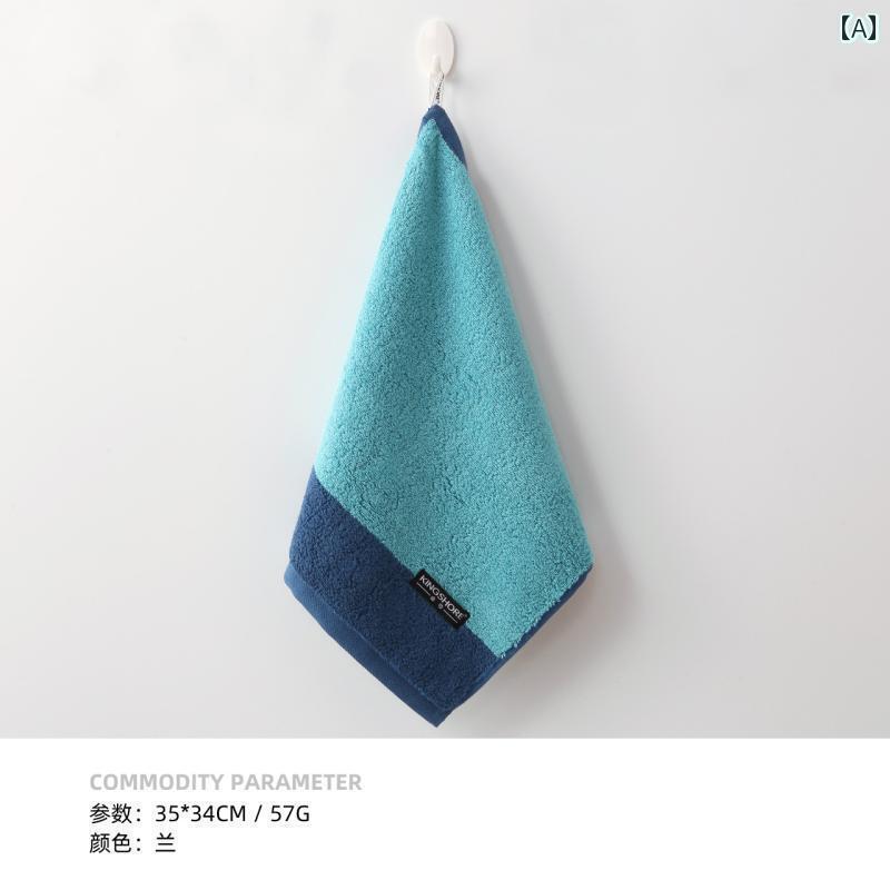ハンカチ ハンドタオル ゴールドハンド タオル 綿 スクエアタオル 便利な ストラップ 吸水性 子供用 家庭用 洗顔 料と ハンド ハンカチ 大人用