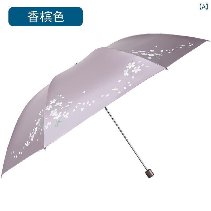 折り畳み式 傘 パラダイス アンブレラ 抗 UV 日傘 軽量 ビニール 日焼け防止 レディース 鉛筆 傘 小さい さわやか 晴れた