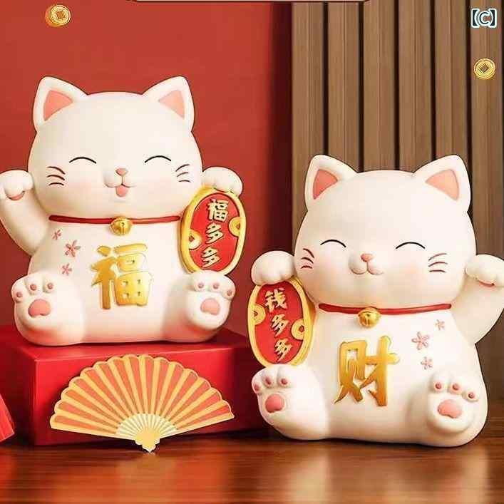 貯金箱 ネットの 招き 猫 貯金 箱 2025年新 スタイル 子供用 男の子 女の子用 出し...