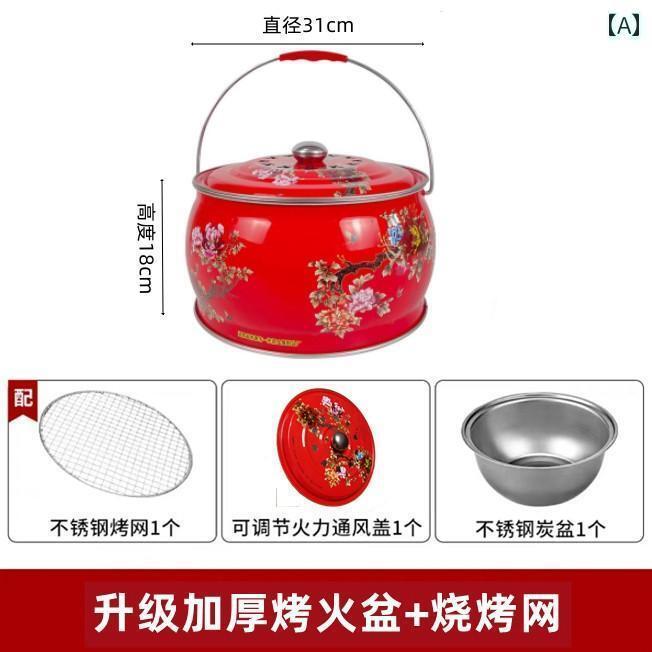 火鉢 新築 祝いの 火鉢 暖房 ストーブ 炭火 屋外 バーベキューグリル 家庭用 バーベキュー 祝い 火