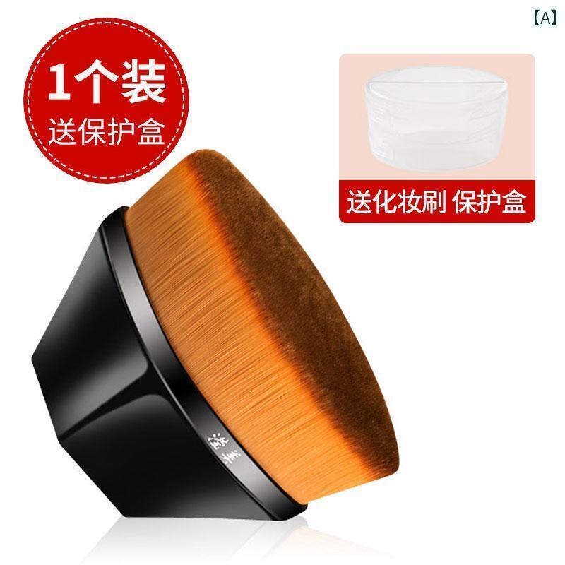 メイクブラシ セット 55号マジックパウダーブラシカバー効果パウダーが付きにくいチークのりの良さが損なわれにくいメイクブラシ。