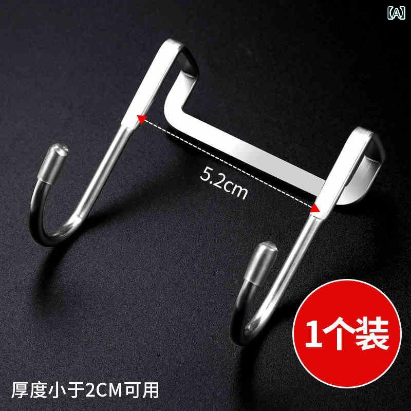 フック 壁 壁掛け 鉄製のフック掛けはテーブルの横やバルコニーオフィスデスクの引き出し等に使用できるステンレススチール製のフックです。学生寮やキッチンクローゼットのドアにも。