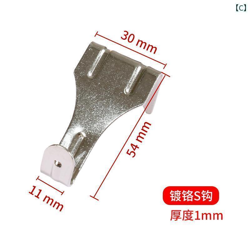 フック 壁 壁掛け 油絵や書道作品の展示に使用する厚めの銅メッキ仕上げのSフック金色および銀色の装飾..