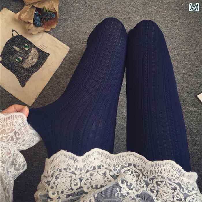 レディース ストッキング 麦 穂 ツイスト 縦縞 美 脚 ストッキング ジャカード パン スト ベルベット中..