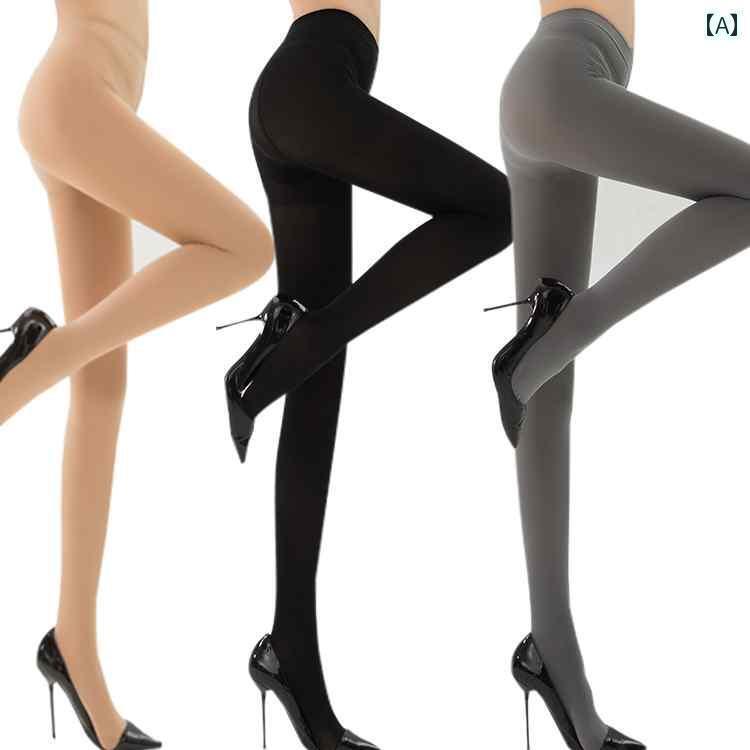 レディース ストッキング 3 パック 春秋用 ベルベット ストッキング レディース 大きいサイズ 引っ掛かり 防止中 厚手 肌色 パン スト