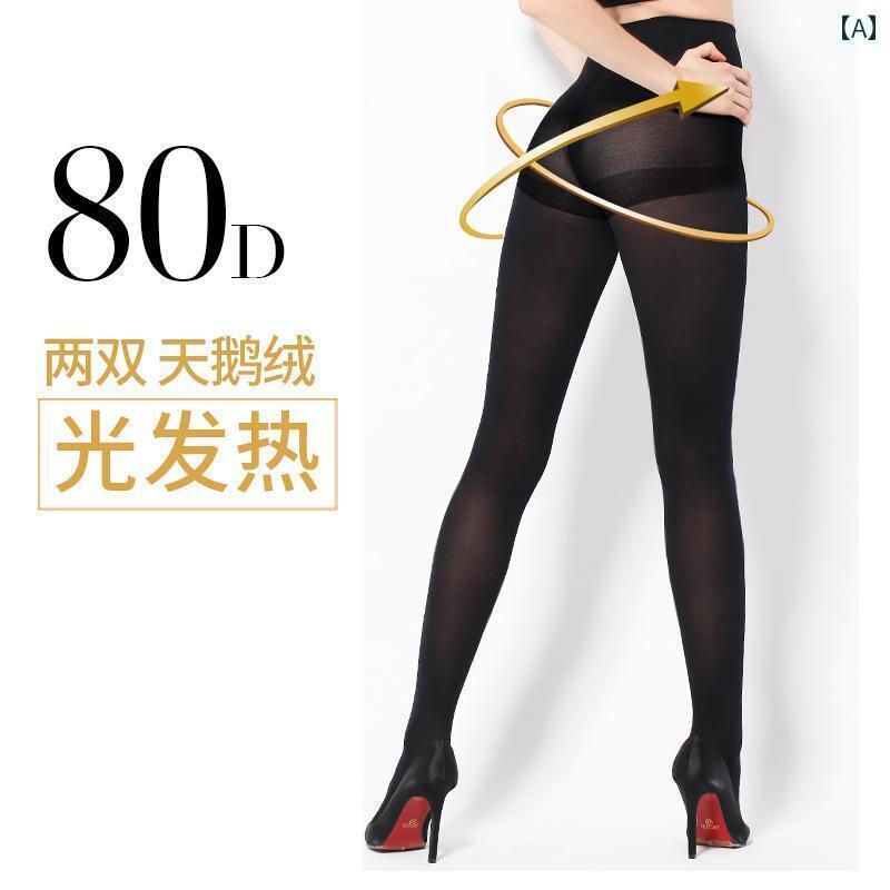 レディース ストッキング ソックス 80デニールのベロアタイツや140デニールのレギンス400デニールの厚手な柔軟なストッキングなど体型を美しく見せる暖かいレッグウェアを取り揃えています。