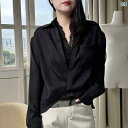 レディース ドレス おしゃれ JanZhang セクシーで エレガントな ツーピース スーツ 肌に 優しい レース シャツ 女性 春 通勤 長袖 トップス