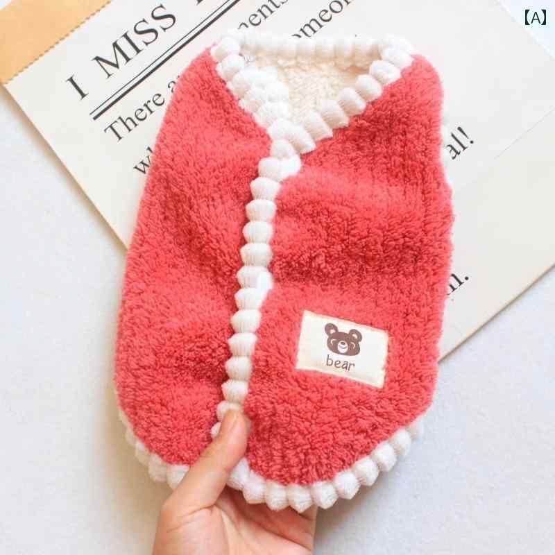 ペット 服 犬服 ペット用の秋冬服。テディベアや猫の服に加えコートやマフラーも。暖かい背中用ジャケ..