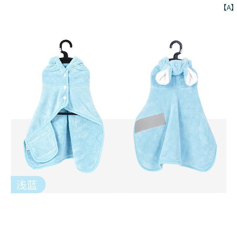 犬 服 おもしろ 犬用 ペット バスローブ 大型 吸収性 柔らかい 速乾 バス タオル な 猫用 タオル