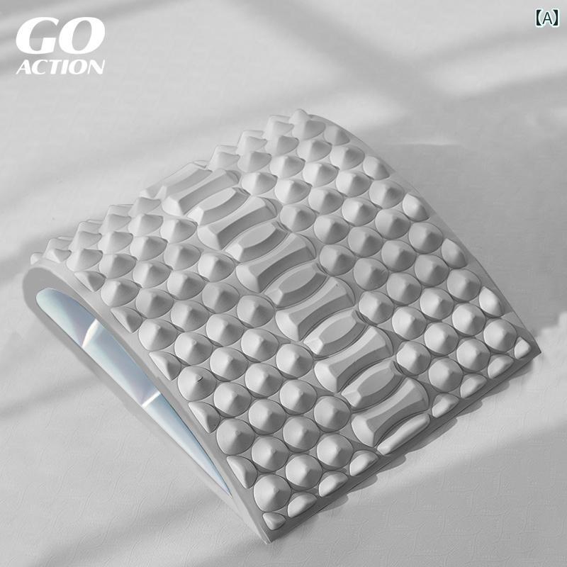 フット マッサージ マット 腰椎 リラクサー ストレッチ ウエスト サポート 矯正 ヨガ ストレッチ オープン バック エクササイズ マッサージ 補助 ウエスト バック サポート