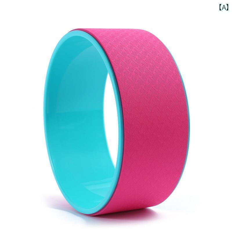 フット マッサージ マット 初心者向け ヨガ ホイール 幅広 オープン バック ヨガ 用具 女の子用 家庭用 背中を 曲げる アーティファクト ヨガ オープン バック ピラティス サークル