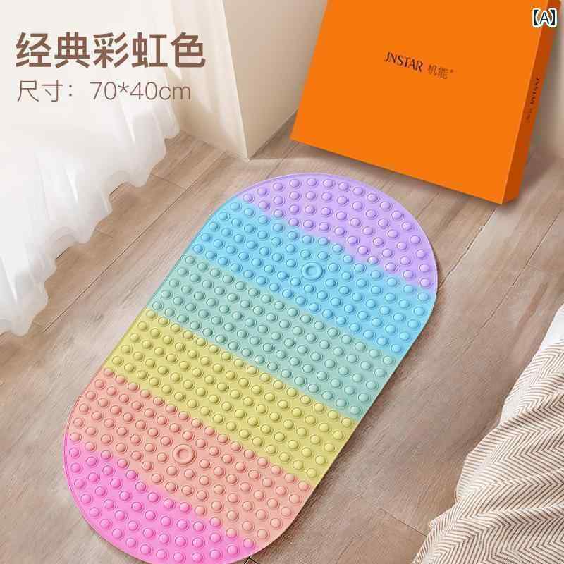 フット マッサージ マット JN 厚手 ソフトシリコン スーパー ジョギング 指圧 板 ジョギング 足 マッサージ パッド 足 パッド 旗 艦 店 圧力 板 減量