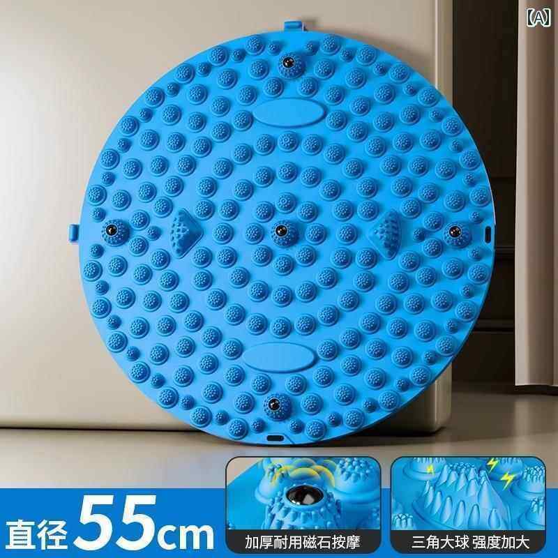 フット マッサージ マット 伝統的な 中国 医学の 丸型 指圧 プレート 足 マッサージ マットその 場 ラ..