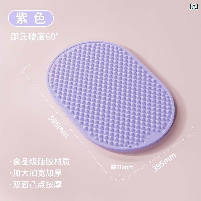 フット マッサージ マット 指圧 ボード ソフトシリコン 低速 ランニング 足 マッサージ パッド 伝統的..