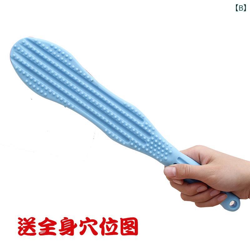 健康グッズ マッサージ器 叩打器 拍痧板 シリコン製 ボディケア用品 背中 首 脚 肩...