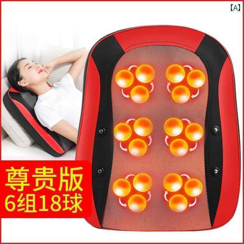 マッサージ 背中 マッサージャー 背中 クッション 腰 腰椎 家庭用 電動 揉み マッサージャー 腰 背中 ..