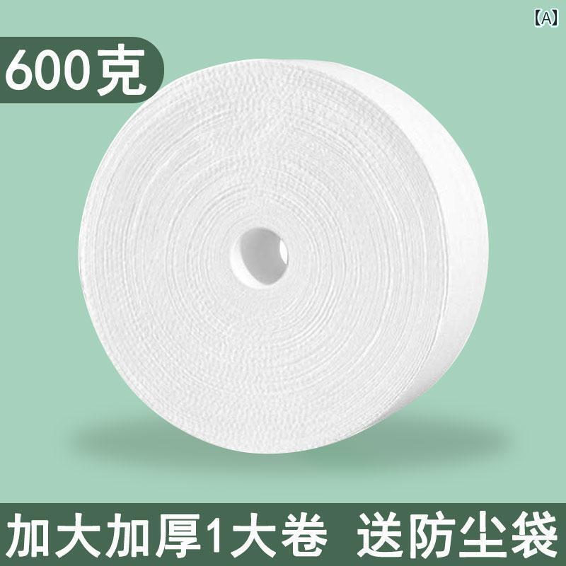 使い捨て ティッシュ ソフト 一回使い捨て可能綿の壁掛けタイプの厚手洗顔タオル美容院専用の大型ロー..