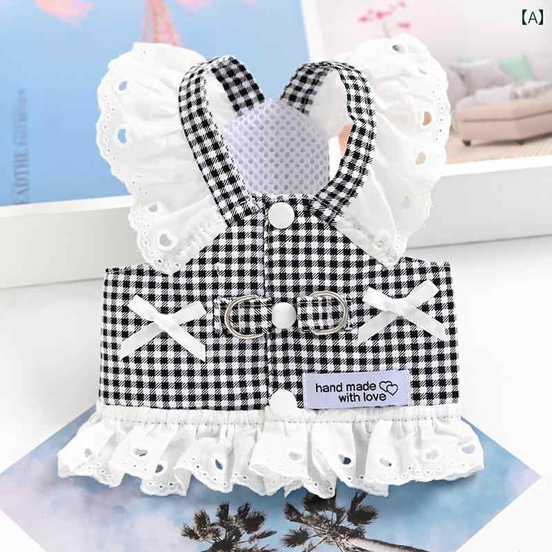 わんちゃん ペット服 ペット 犬 服 牽引 ロープ スカート 小型 子 テディ マルチーズ ポメラニアン ヨ..