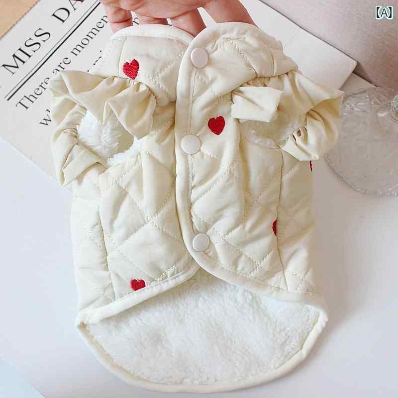 わんちゃん ペット服 かわいい 子犬用 冬用 ペット 服 ビションフリーゼ マルチーズ ポメラニアン テデ..