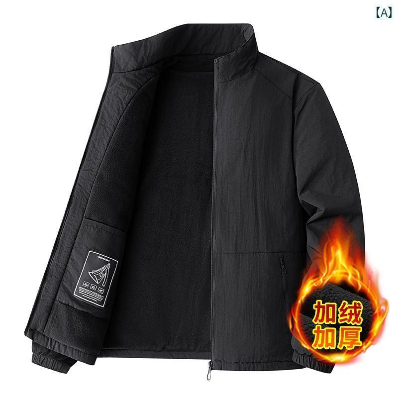 パーカー マウンテン アウトドア 中年男性向け中綿入り保温ジャケットは秋冬におすすめの防風で休日にも活躍する韓国アウトドアウェアです。