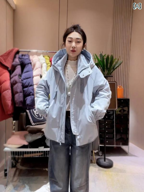 2025年のレディース薄手の綿のジャケット。春先にぴったりな短丈の中綿入りブルゾン。