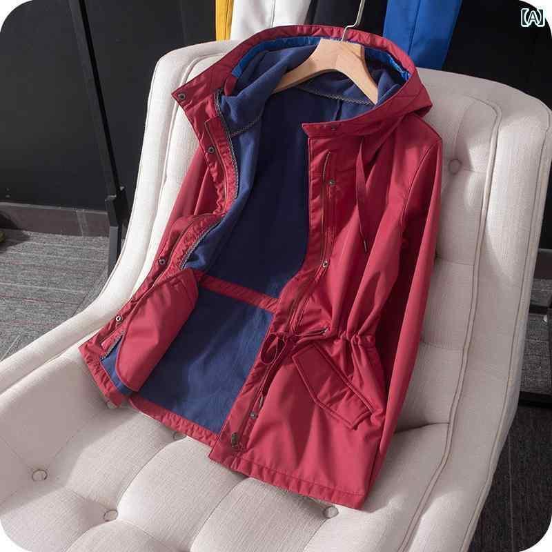 パーカー マウンテン アウトドア 品質 裏起毛 フランス 撥水 SOFTSHELL ソフトシェル ジャケット レディースジャケット ウィンドブレーカー ウエスト