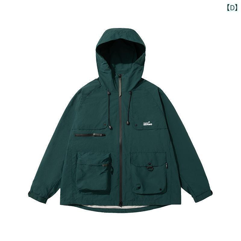 アウター パーカー アウトドア Mountain SetFuns 春秋 薄手 フリース アウトドア ワークウェア ジャケット 男女兼用 カップル ソフトシェル 防水 ウィンドブレーカー