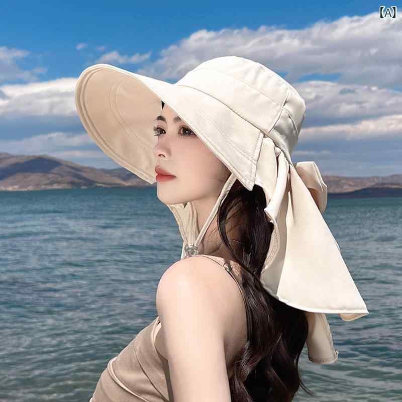 帽子 レディース サンハット 女性用 日焼け 止め 帽子 夏用 つばの 大きい アウトドア ショール 漁師 ..