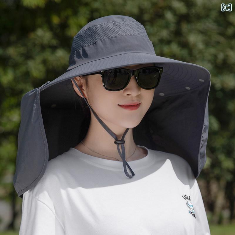 帽子 レディース サンハット 夏の レディース大きい つばの サンハット アウトドア...