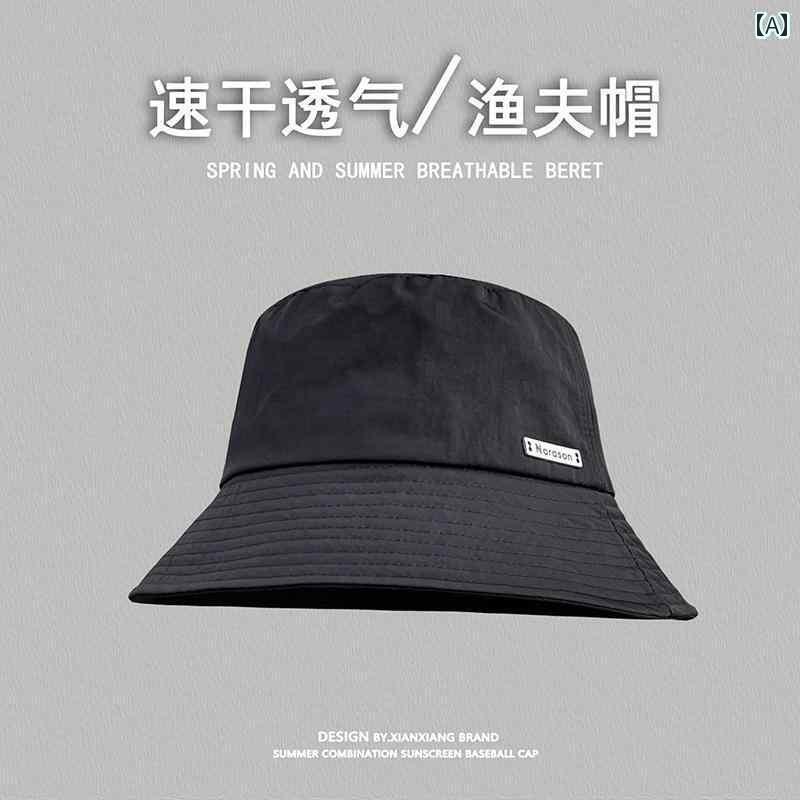 帽子 レディース サンハット 春秋 屋外 日よけ 漁師の 帽子 レディース 速乾の 薄手 折りたたみ 式 日..