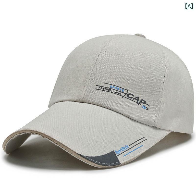 帽子 レディース サンハット 多機能でスタイリッシュな帽子男性向け太陽帽子。韓国ダックビル帽でカジ..