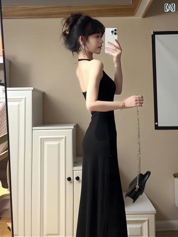 レディース トップス ホルターネック レディース トップス ホルターネック フランスの 高級 ブラック ..