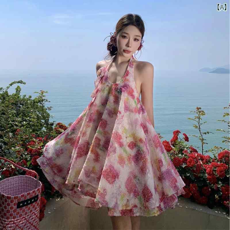 ホルターネック レディース トップス ホルターネック レディース トップス フレンチ スイートな 花柄 ..