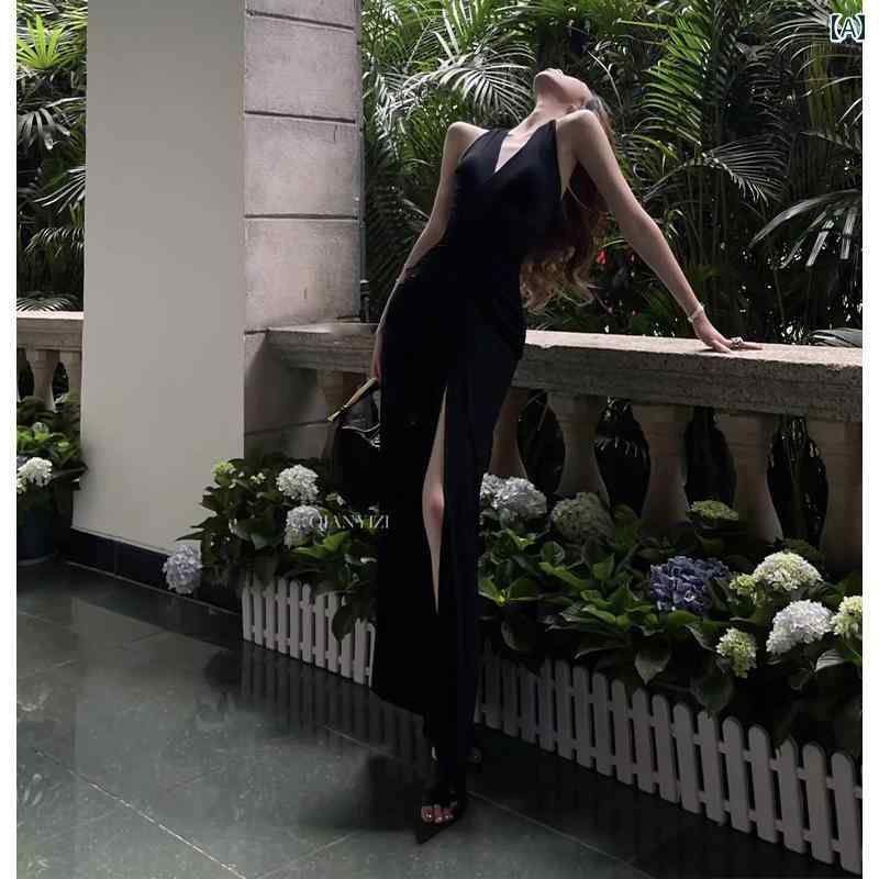 ホルターネック レディース トップス ホルターネック レディース トップス フレンチ Vネック ブラック ..