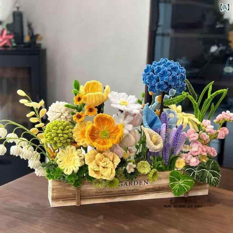 おもちゃ ホビー おもちゃ ホビー 2025年 3月 8日 レディース 友人や ガールフレンドの ツイスト スティック フラワー ベッド オーナメント ブーケ ...