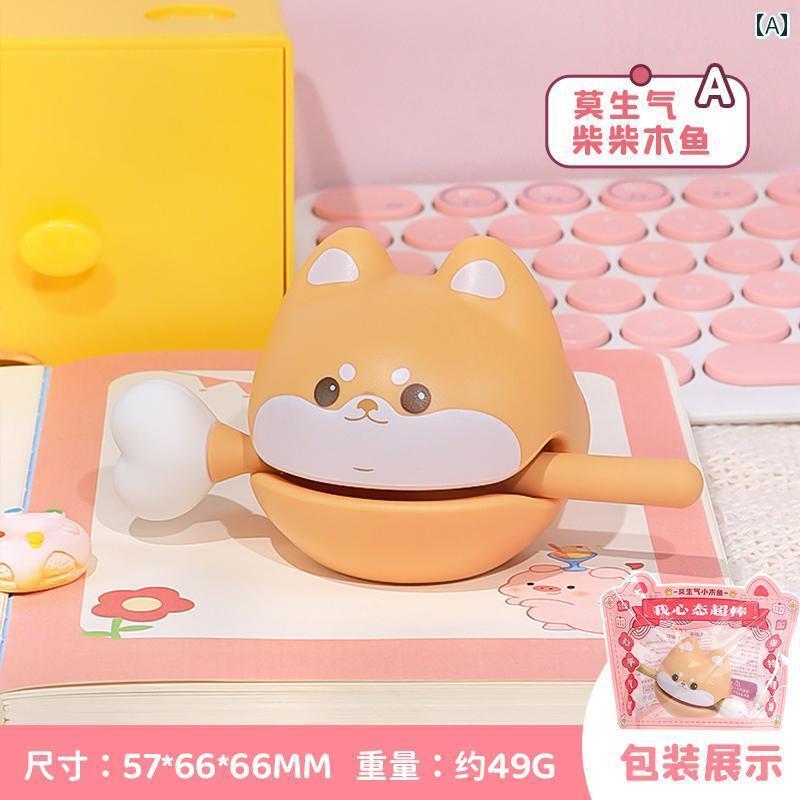 　おもちゃ　ホビー 仕事中の ストレスを 和らげ 感情を 安定 させる に ノック する小さい 木魚 デス..