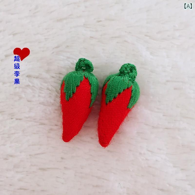 　おもちゃ　ホビー 大人 赤ちゃん 幼児 子供 な の の 布 胎児の 髪小さい 唐辛子の 辰砂 イチゴ リン..