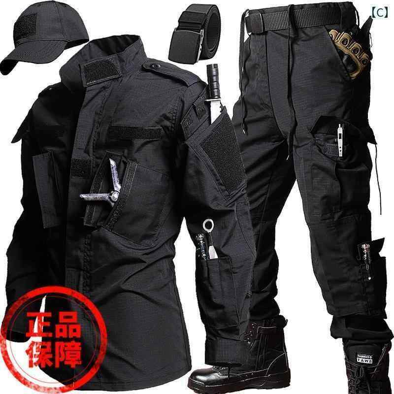 作業服 迷彩 セット 作業服 迷彩 セット 中国 戦術 訓練 服 軍事 ファン インスト...