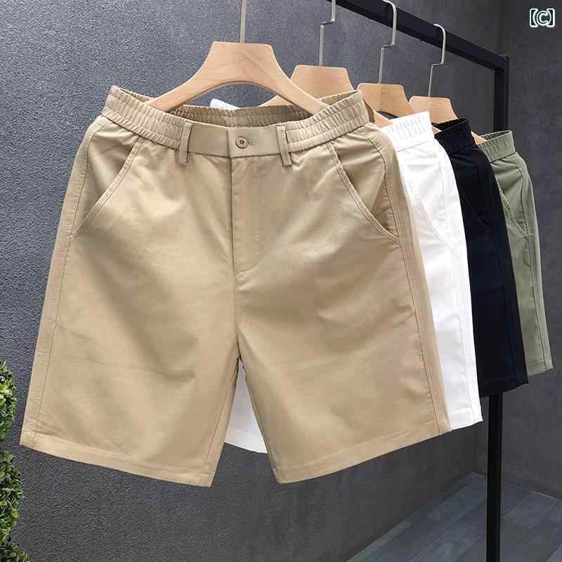 　ショートパンツ　ハーフパンツ 倉石 易 書 ブランド カジュアル ショート パンツ メンズ 夏 薄手 5点 アウター ストレート ビッグ
