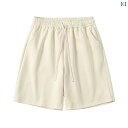 ショートパンツ ハーフパンツ 綿 アメリカン スポーツ ショーツ レディース 夏 薄手 ゆったり グレー ストレート パンツ カジュアル ワイド レッグ 5点