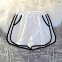 ショートパンツ ハーフパンツ 韓国 服装 夏の 女性用 ピンクの カジュアル スポーツ ショーツ ゆったりと 快適 自宅用 パジャマ アウトドアウェア ショッ...