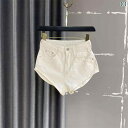 ショートパンツ ハーフパンツ ライト ブルーの ショート パンツ 春夏 の 商品 ハイウエスト aライン ワイド レッグ ホット V 字 脚を 長く 魅惑的 ...