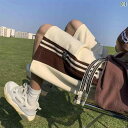 レディース ショート パンツ  サイドストライプ スポーツ ショーツ メンズ ラベル アメリカン カジュアルショーツ スタイル ゆったり 学生 夏 ビーチ パ...