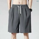 ショート ハーフ パンツ  冷感 薄手 ショーツ メンズ 夏 2025 スポーツ パンツ カジュアル 速乾 ブラック ビーチ