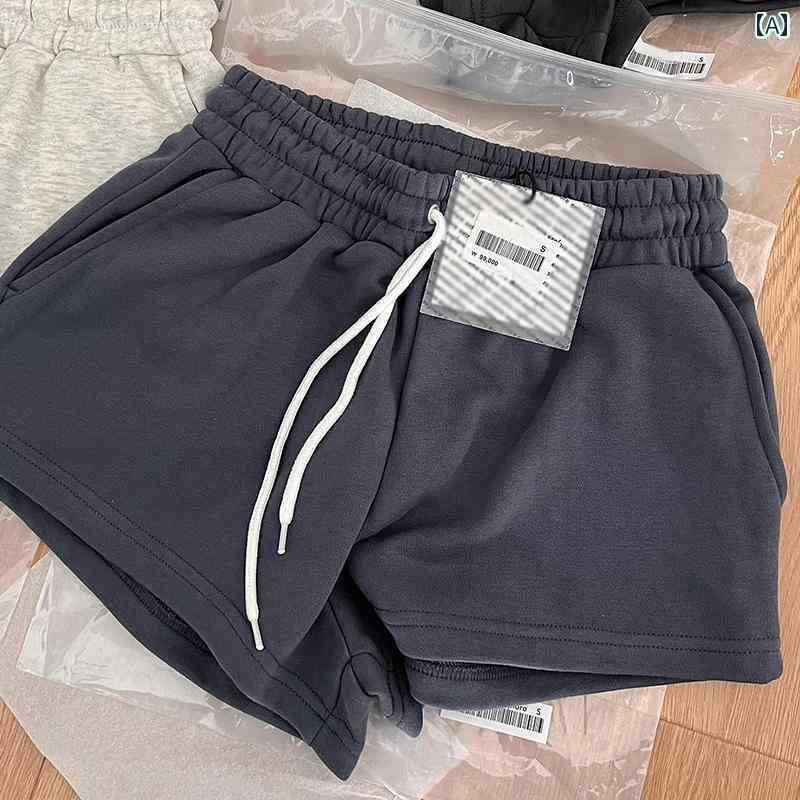 　ショート　ハーフ　パンツ　 2025年 4 色 ヘビーウェイト アメリカン ハイウエスト カジュアル 無地 ..