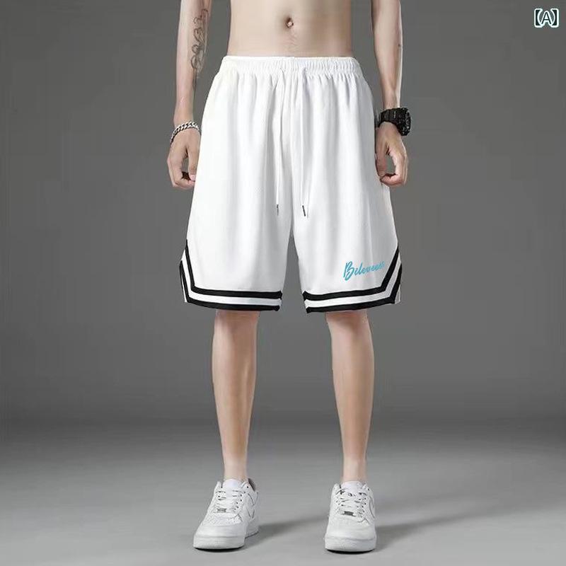 　ショート　ハーフ　パンツ　 ショート パンツ メンズ 夏 バスケットボール ゆったり スポーツ 冷感 ..
