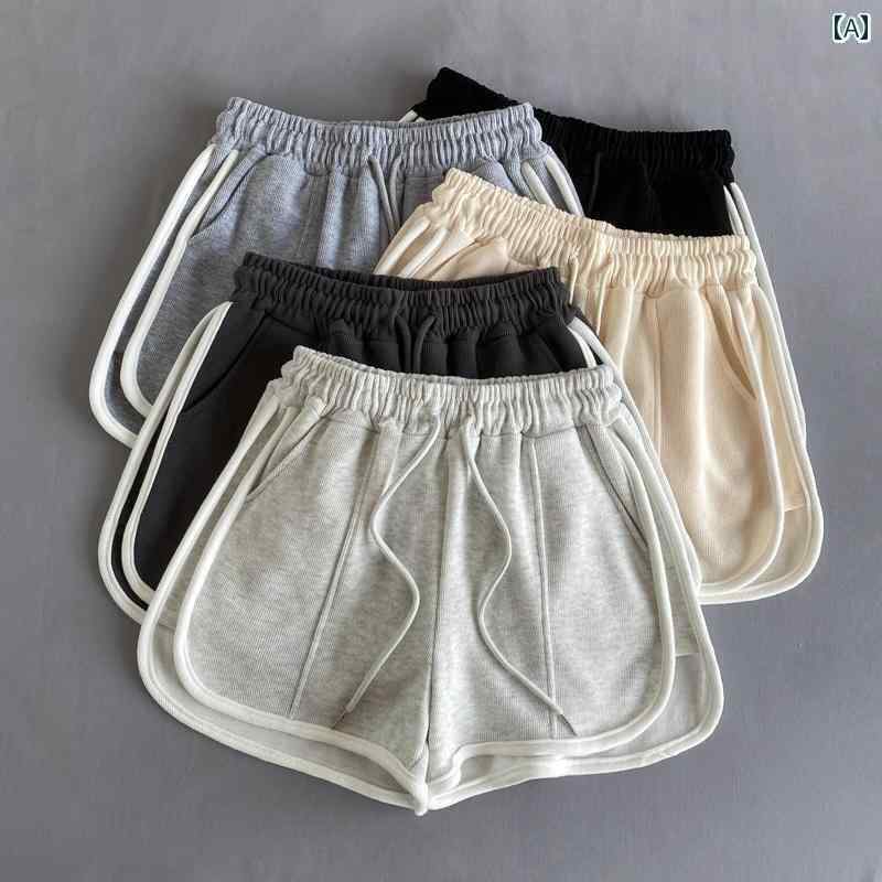 　ショート　ハーフ　パンツ　 グレーの ショート パンツ レディース カジュアル スポーツ ホット ショ..