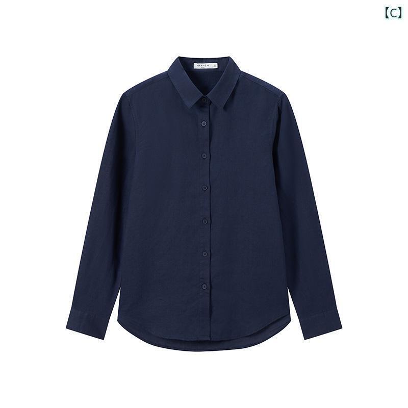 レディース　　シャツ　トップス Maan MAXNEW レディース 服 2025 春 カジュアル リネン シャツ トップス