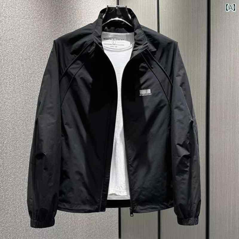 　メンズ　ジャケット　アウター メンズジャケット新 スタイル 2024 ワークウェア スタンドカラー ジャ..