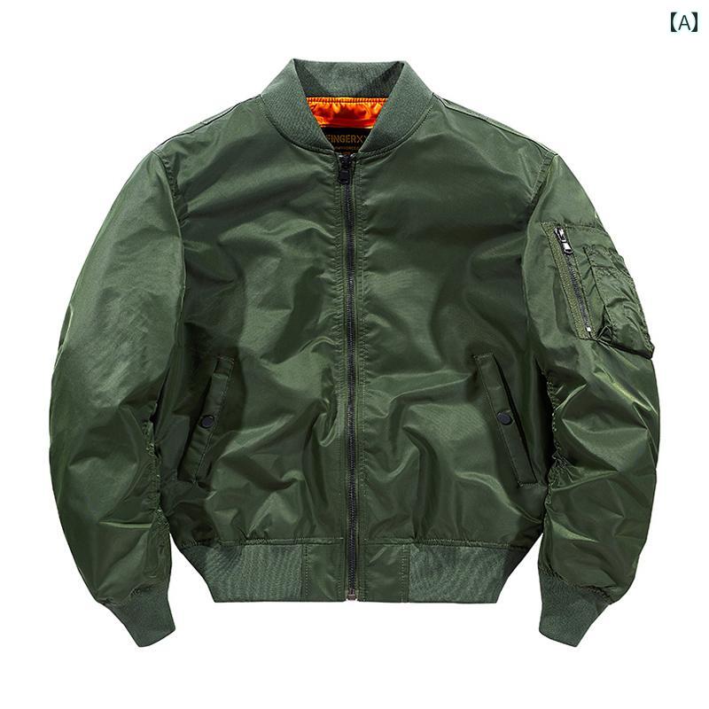 　アウター　メンズ　ジャケット　パーカー LOPOVV ファッション ma 1 パイロット ジャケット メンズ ..